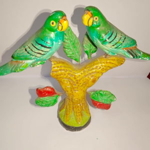 Home miniature clay dino