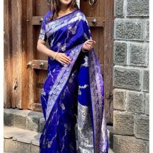 blue saree2