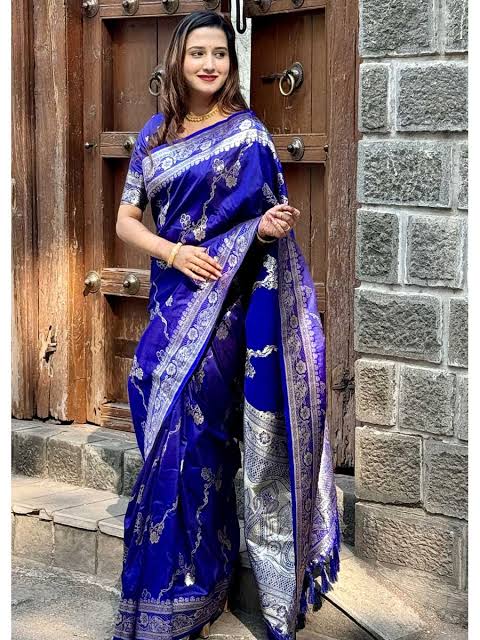 blue saree2