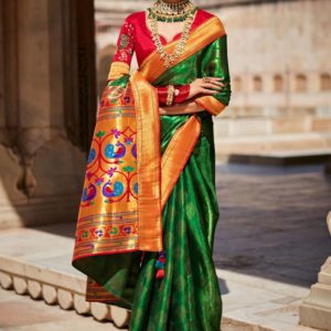 green saree2
